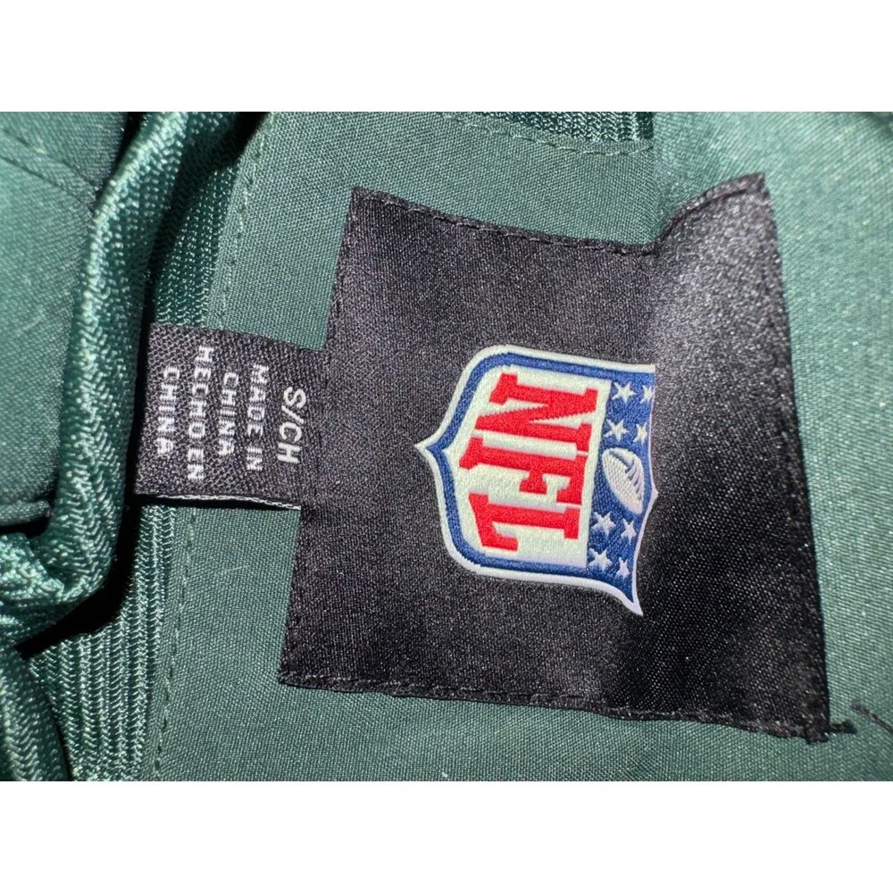 Green Bay Packers Jacket mens Small Full Zip Green Long Sleeve Zip Pockets